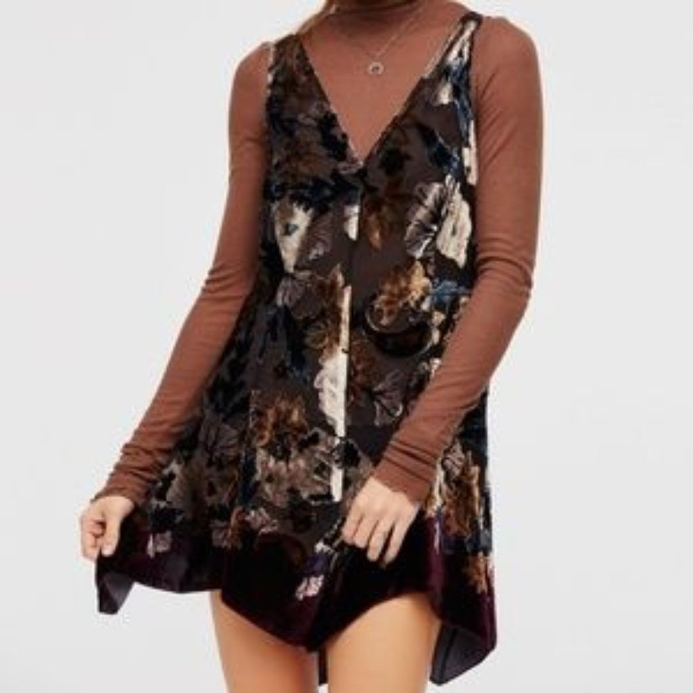 Free People Burnout Hanky Hem Slip